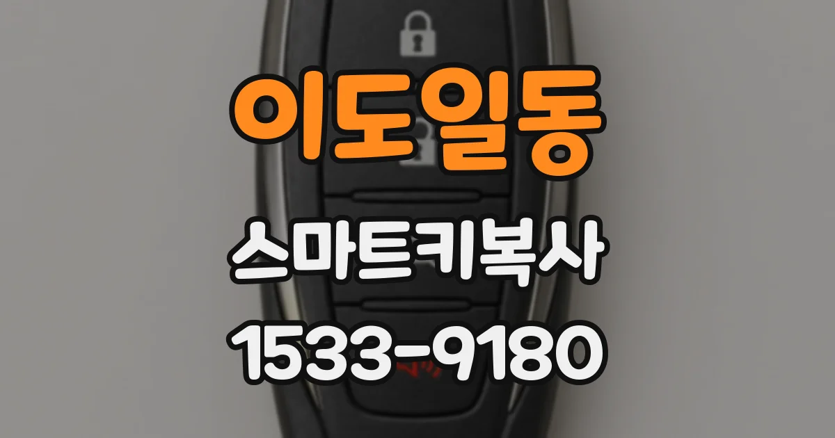 이도일동 스마트키복사