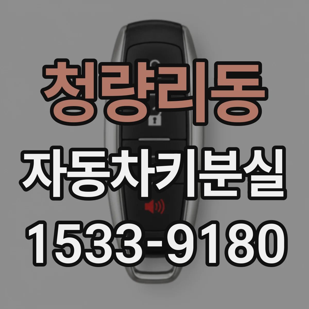 청량리동 자동차키분실