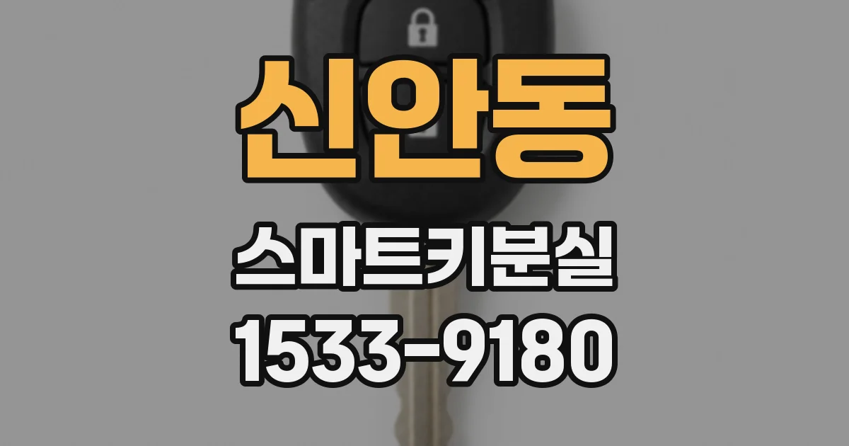 신안동 스마트키분실