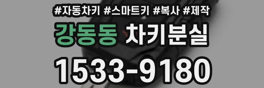 강동동 차키분실