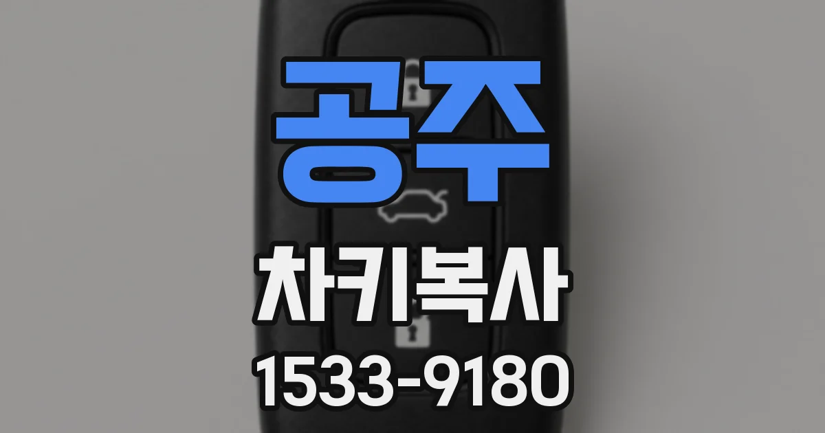 공주 차키복사