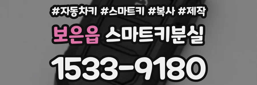 보은읍 스마트키분실