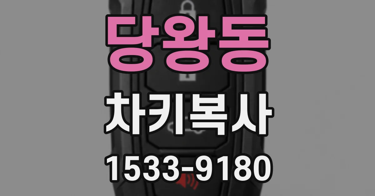 당왕동 차키복사