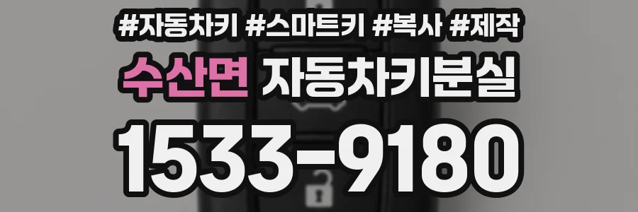 수산면 자동차키분실