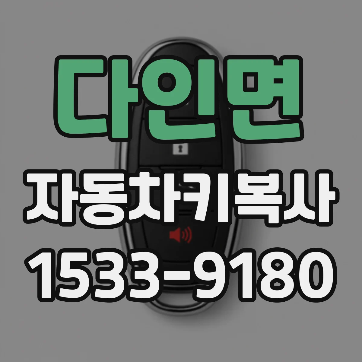다인면 자동차키복사