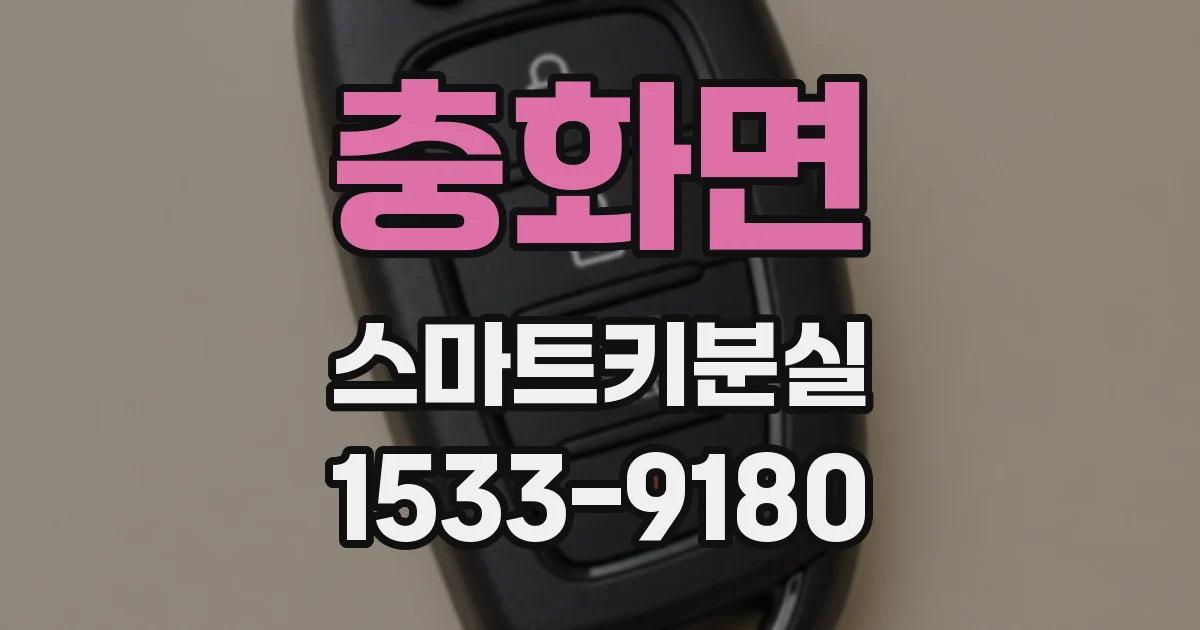 충화면 스마트키분실
