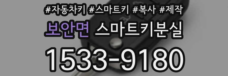 보안면 스마트키분실