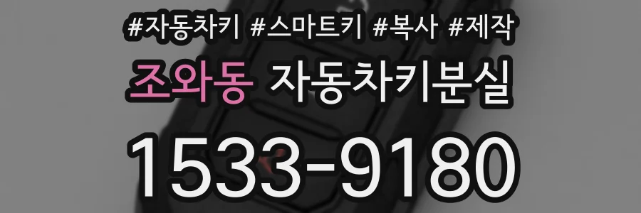 조와동 자동차키분실