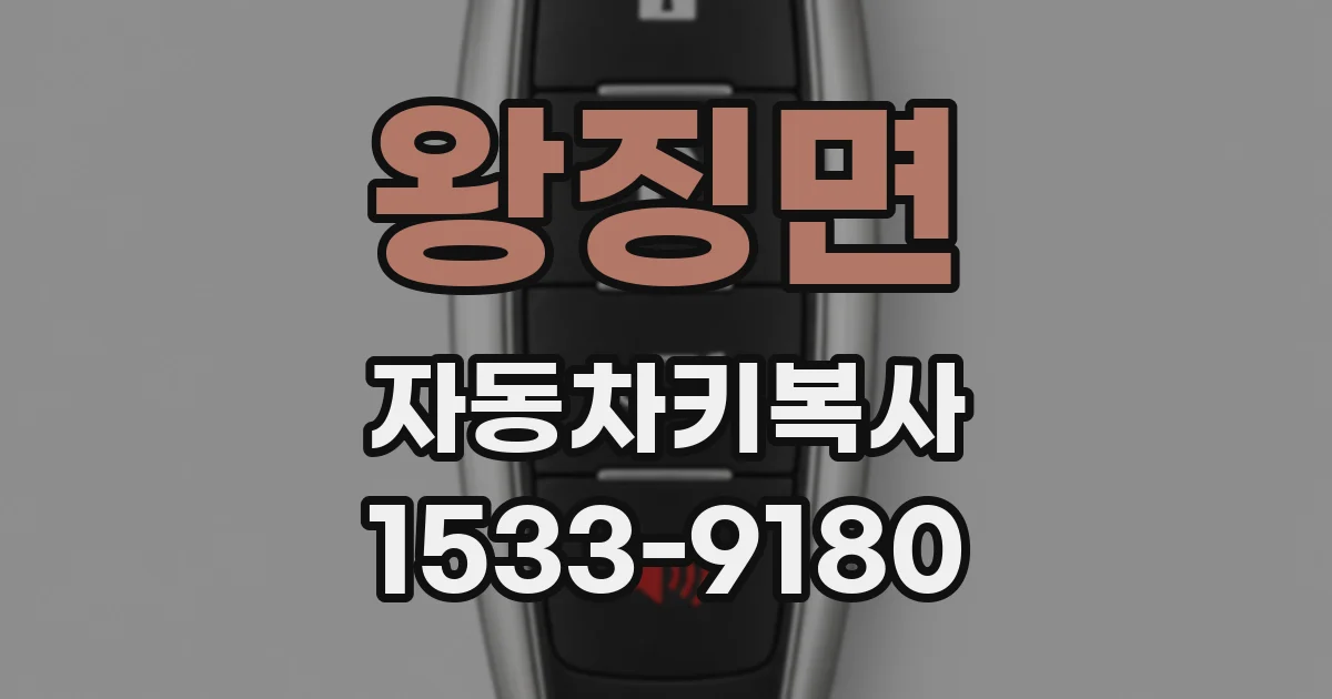 왕징면 자동차키복사