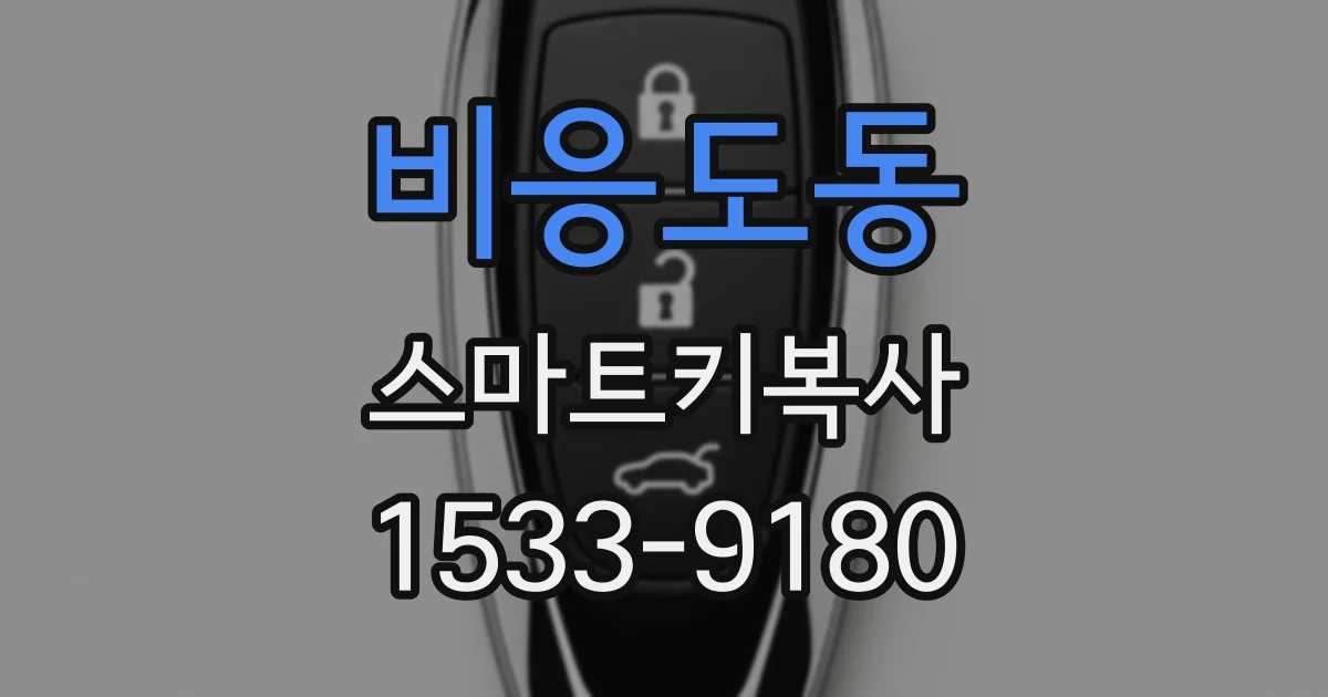 비응도동 스마트키복사