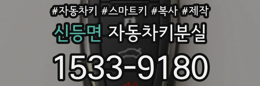신등면 자동차키분실