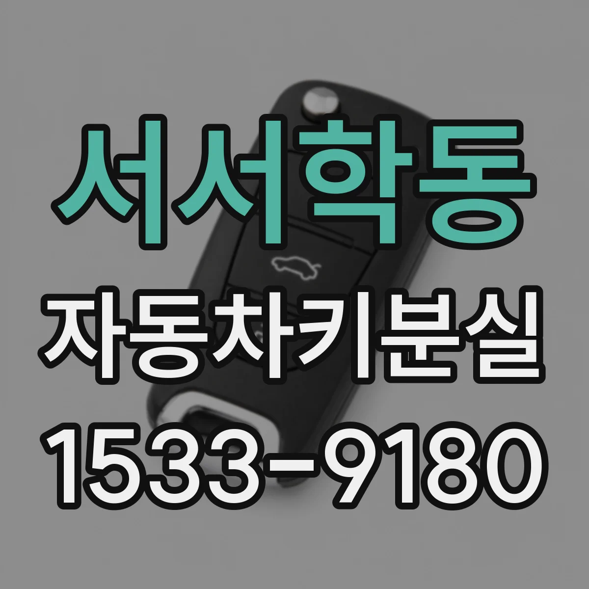 서서학동 자동차키분실