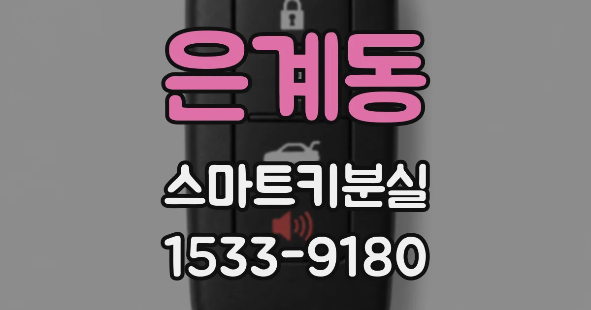 은계동 스마트키분실
