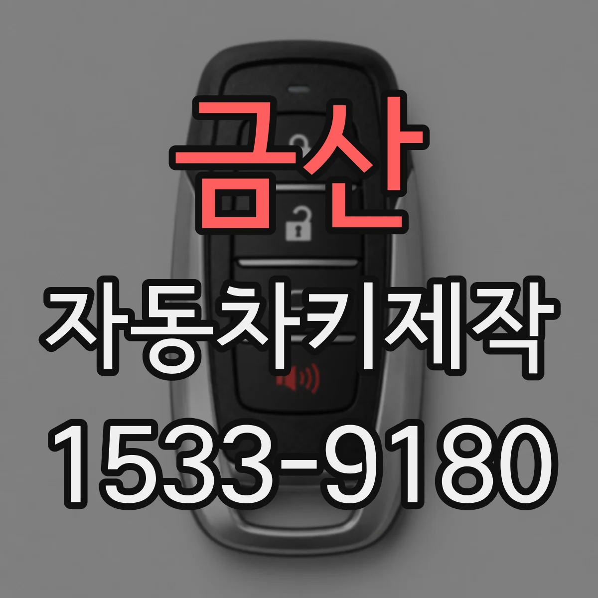금산 자동차키제작