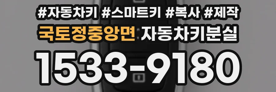 국토정중앙면 자동차키분실