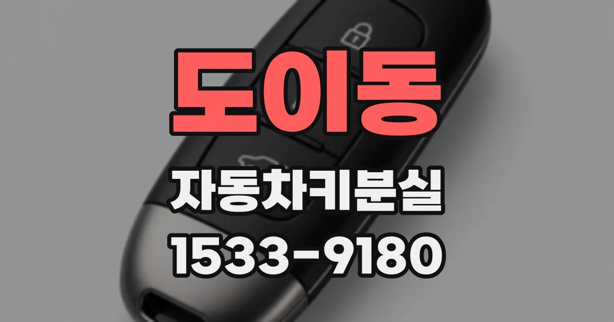 도이동 자동차키분실