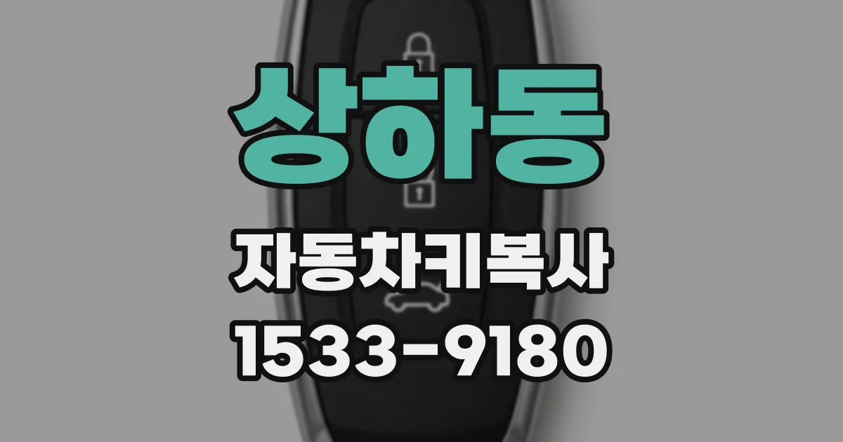 상하동 자동차키복사