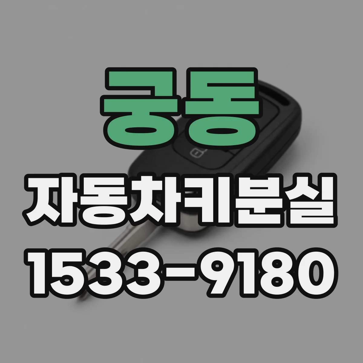 궁동 자동차키분실