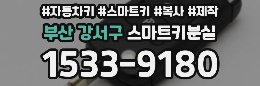 부산 강서구 스마트키분실