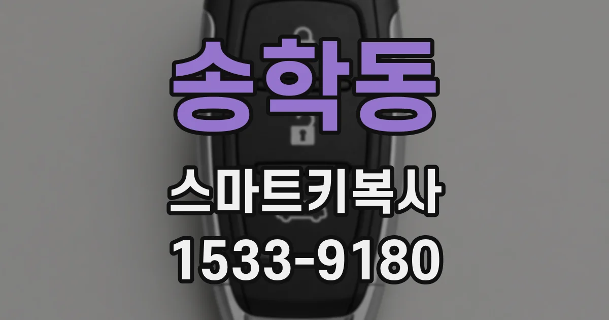 송학동 스마트키복사