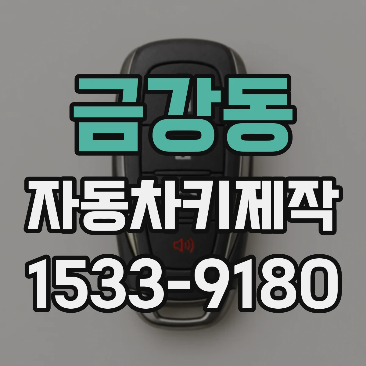 금강동 자동차키제작