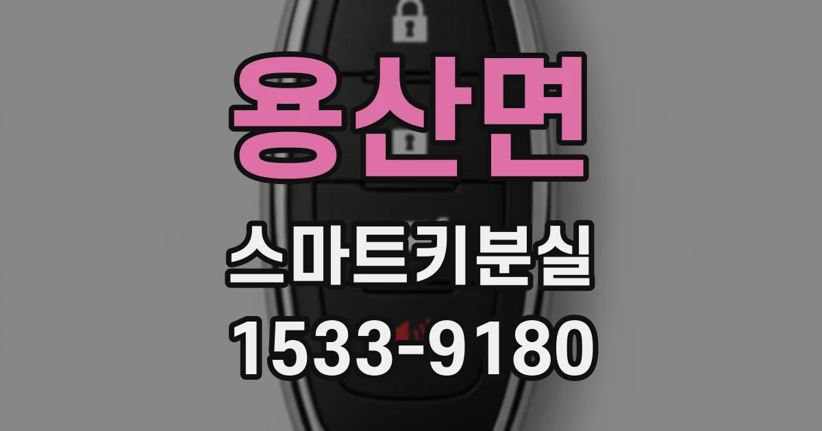 용산면 스마트키분실