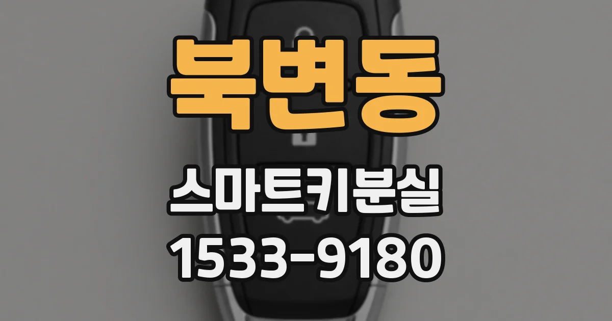 북변동 스마트키분실