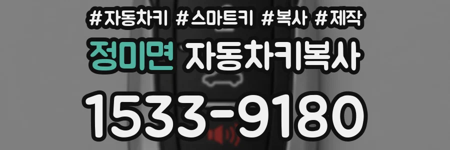 정미면 자동차키복사