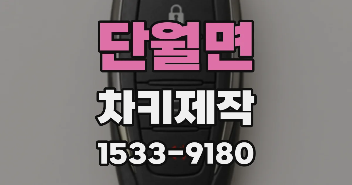 단월면 차키제작