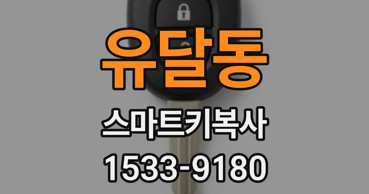 유달동 스마트키복사
