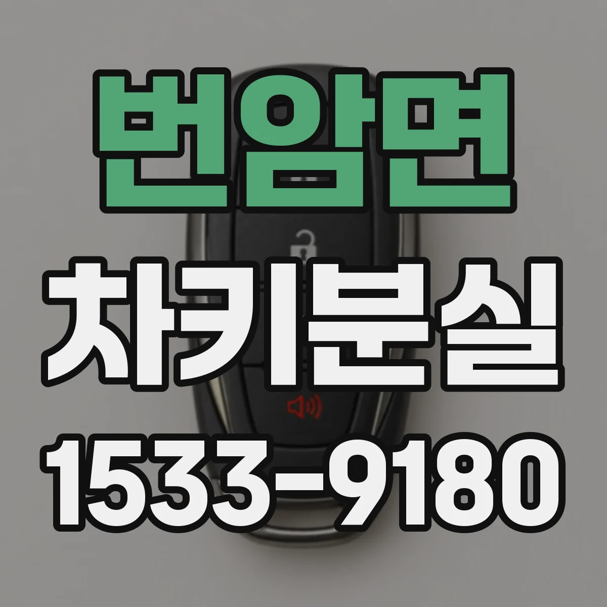 번암면 차키분실