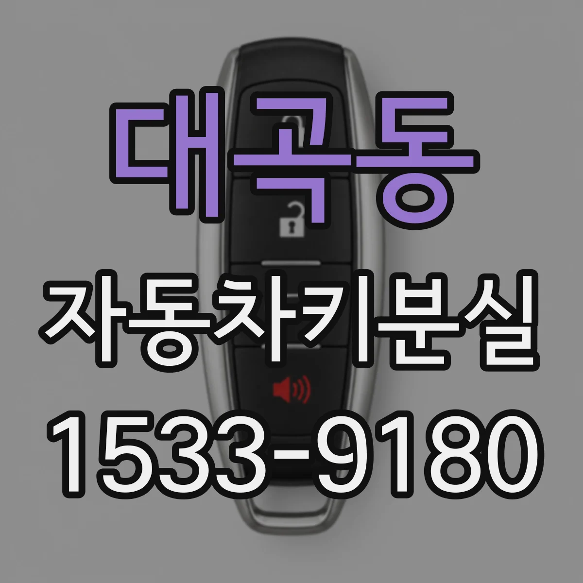 대곡동 자동차키분실
