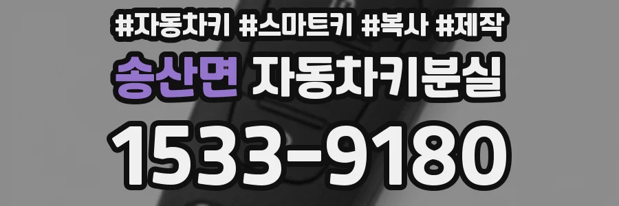 송산면 자동차키분실