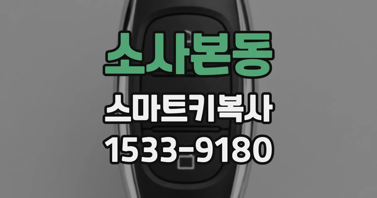 소사본동 스마트키복사