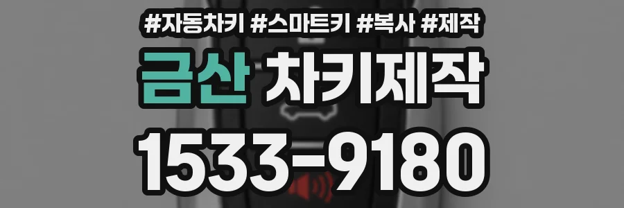 금산 차키제작