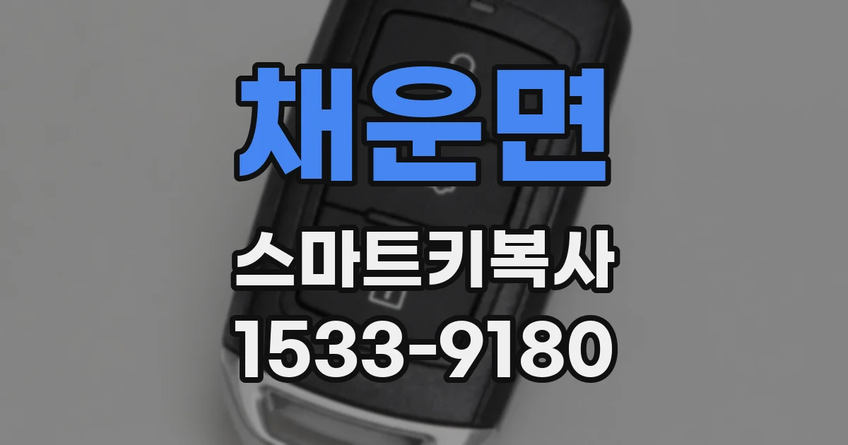 채운면 스마트키복사