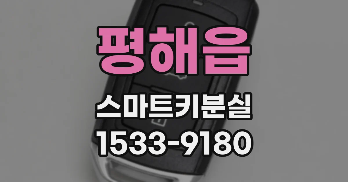 평해읍 스마트키분실