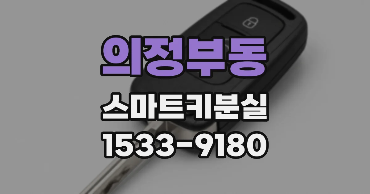 의정부동 스마트키분실