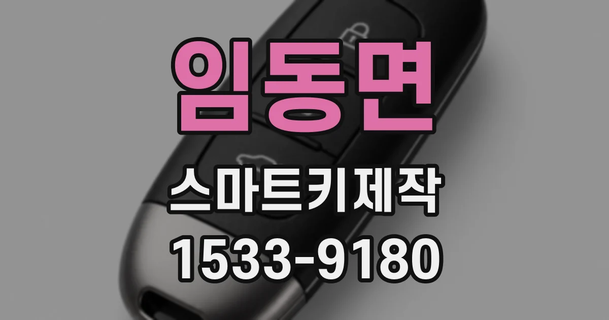 임동면 스마트키제작