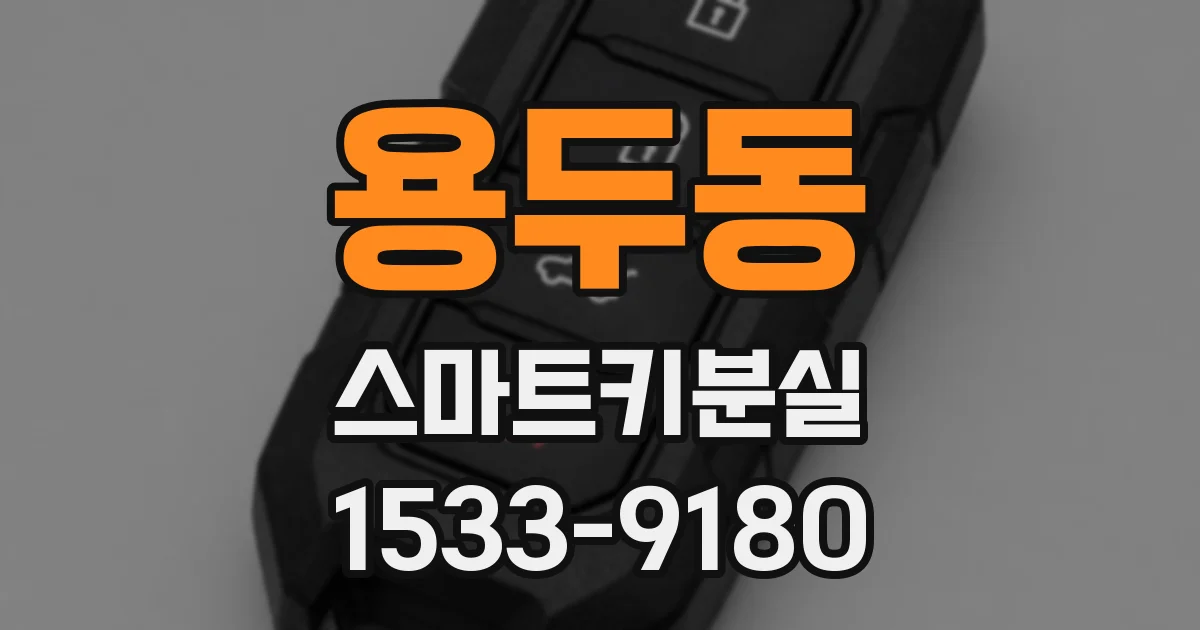 용두동 스마트키분실