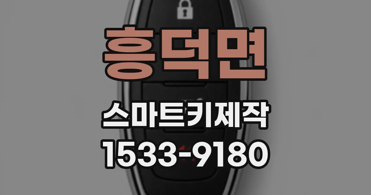 흥덕면 스마트키제작