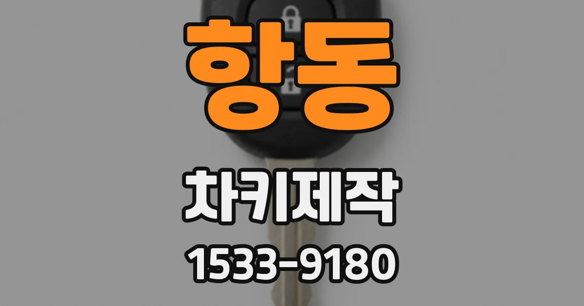 항동 차키제작