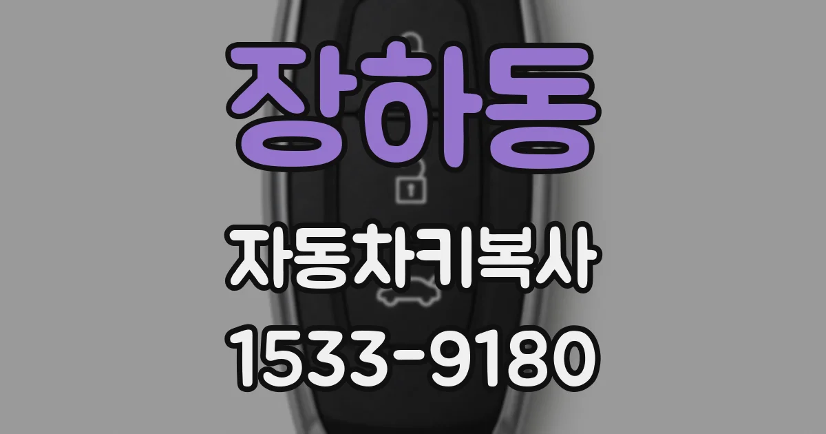 장하동 자동차키복사