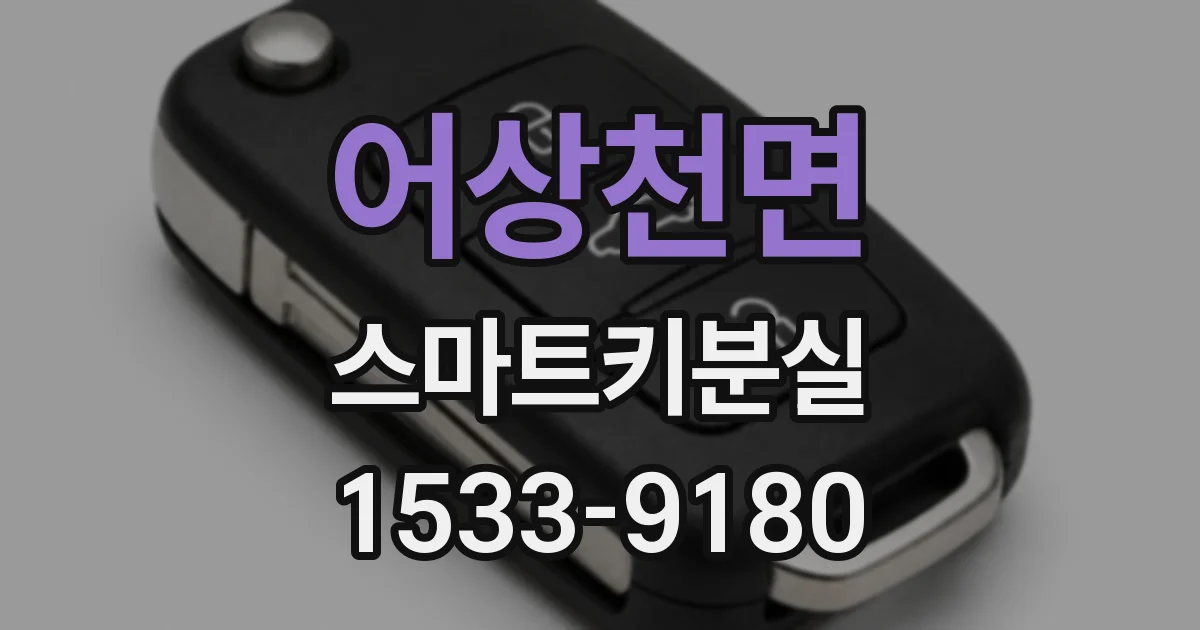 어상천면 스마트키분실