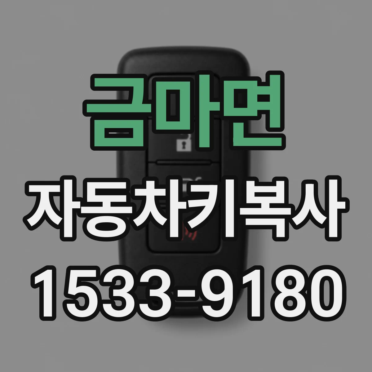 금마면 자동차키복사