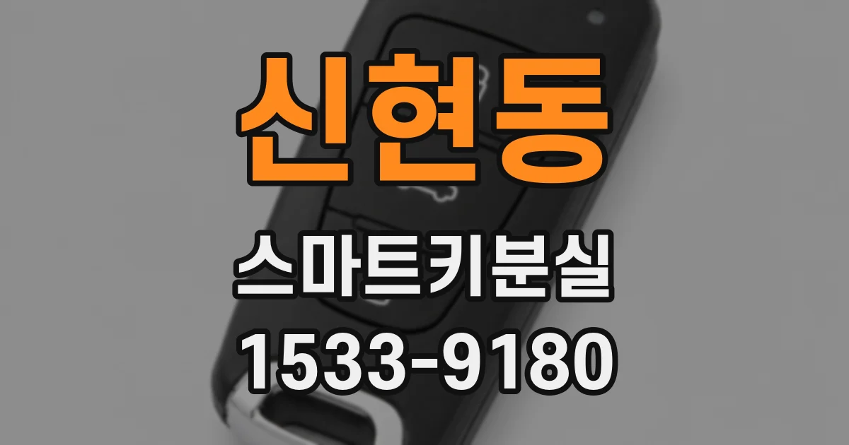 신현동 스마트키분실