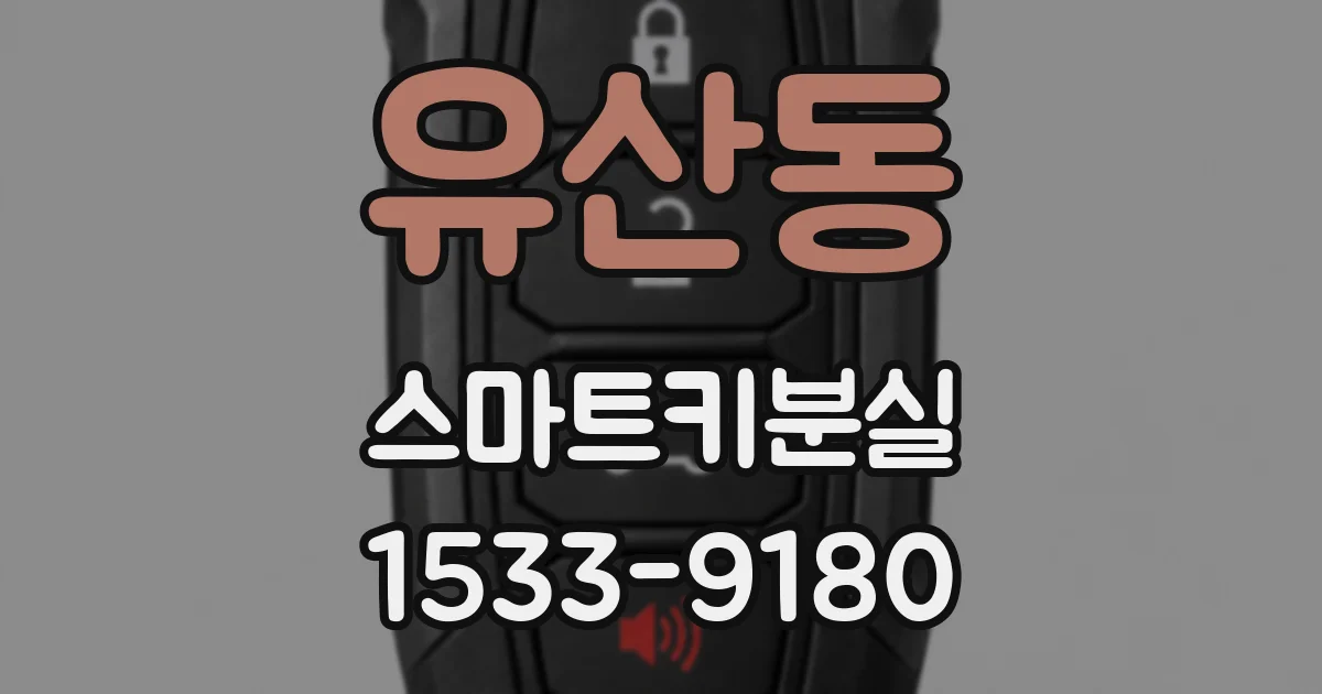 유산동 스마트키분실