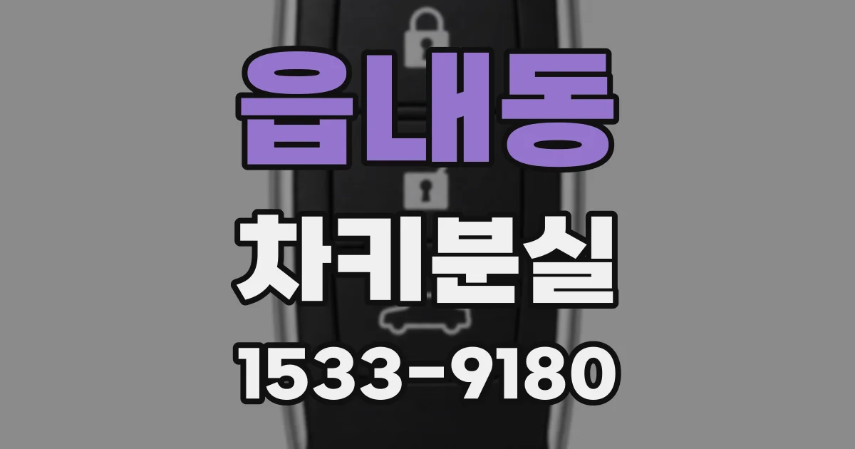 읍내동 차키분실