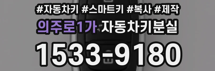의주로1가 자동차키분실
