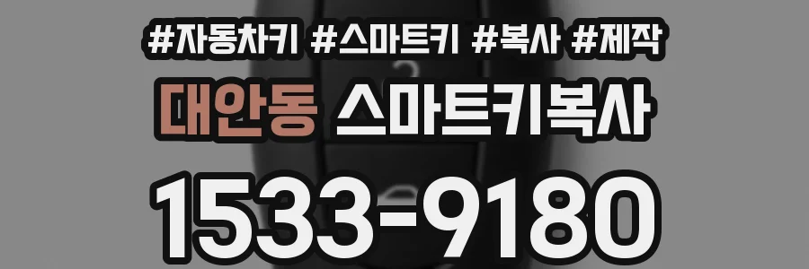대안동 스마트키복사